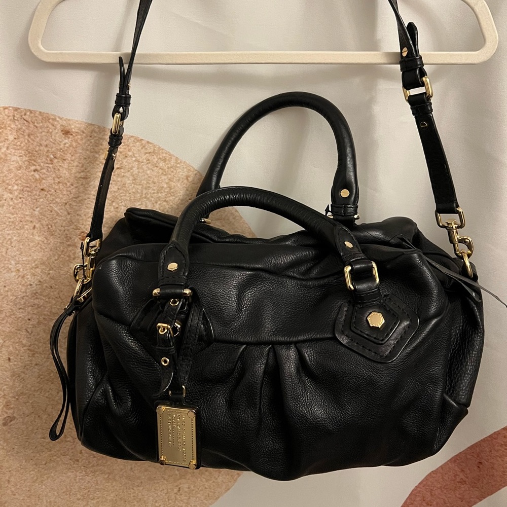 Marc By Marc Jacobs Black, Leather Satchel
